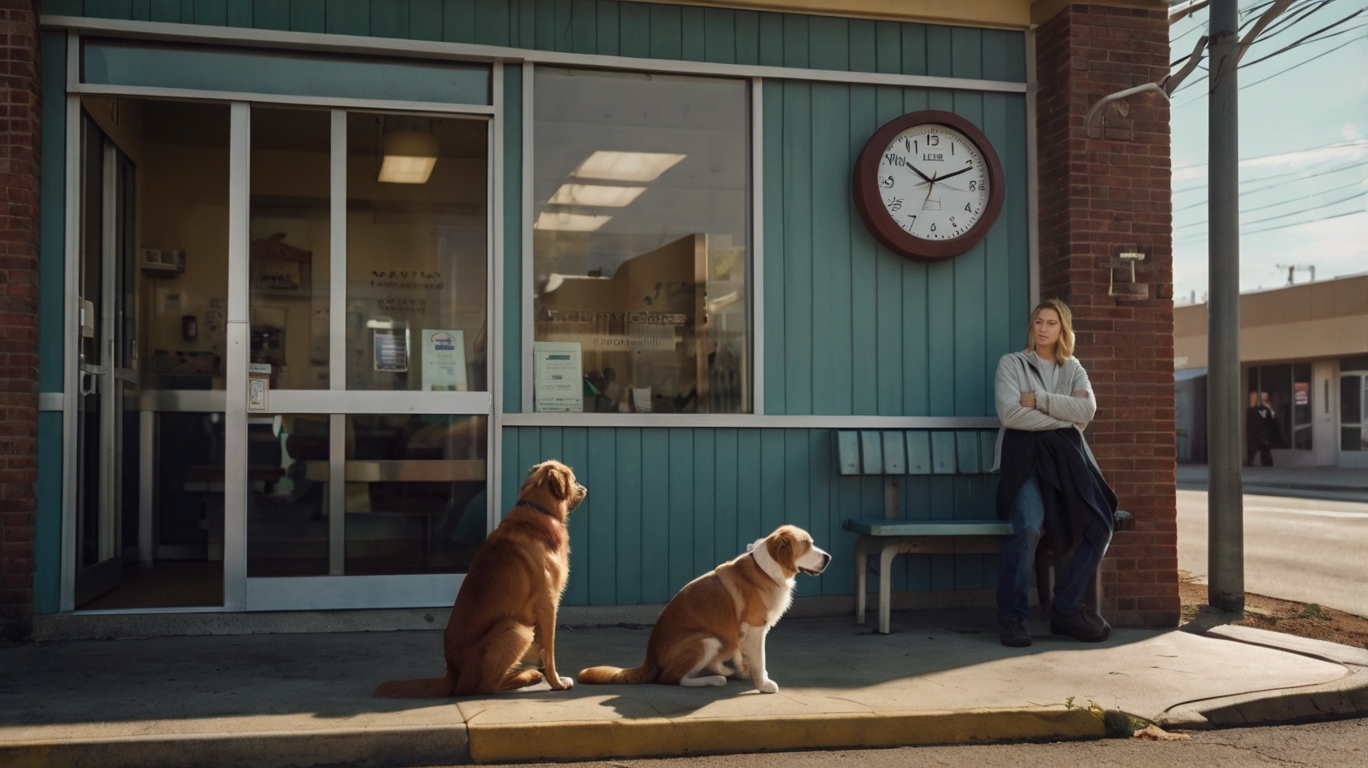 Sem cumprir a promessa de 24 horas 7 Leonardo Kino XL A vibrant illustration of a frustrated pet ow 3